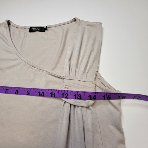 Tan Sleeveless Casual Top - Picture 5 of 9